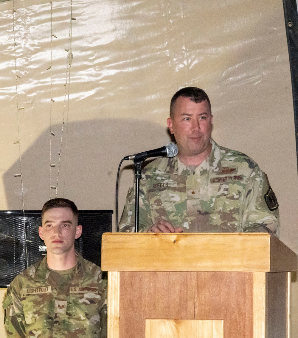 378 EOSS Change of Command ceremony