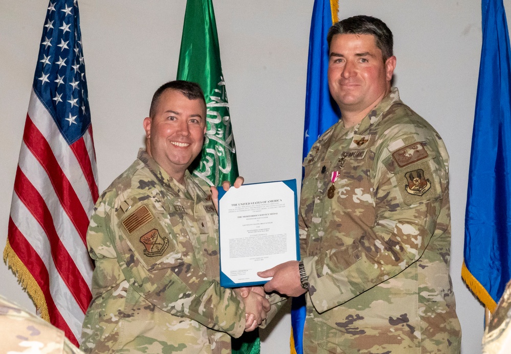 378 EOSS Change of Command ceremony