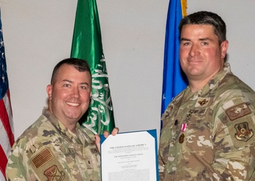 378 EOSS Change of Command ceremony