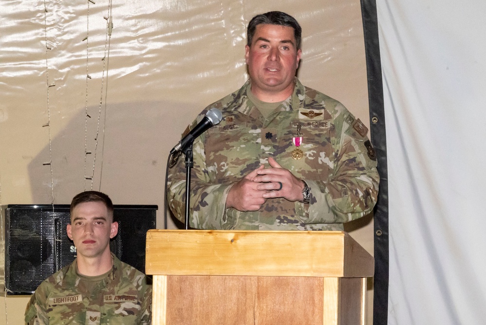 378 EOSS Change of Command ceremony