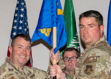 378 EOSS Change of Command ceremony