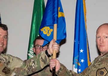 378 EOSS Change of Command ceremony