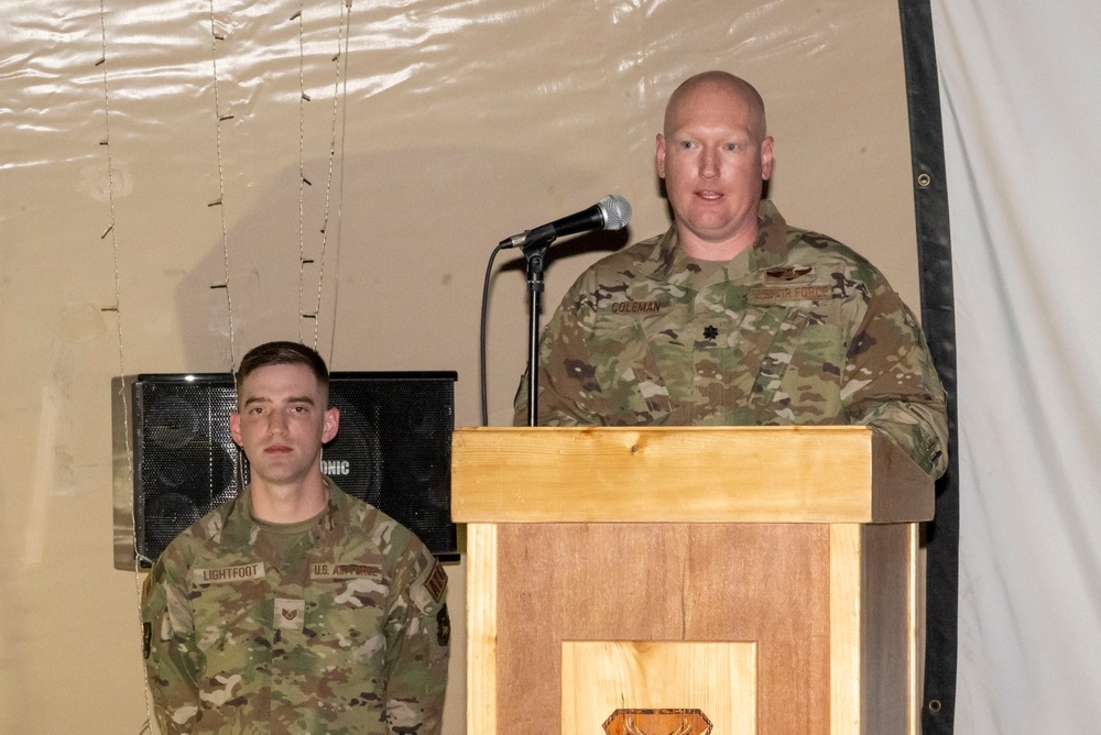 378 EOSS Change of Command ceremony