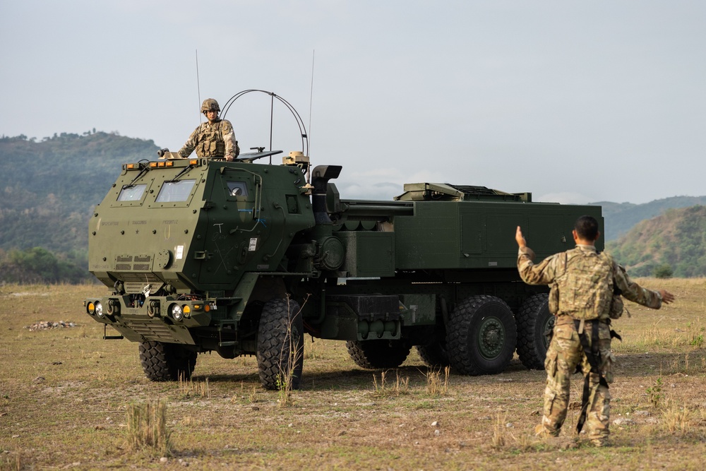 Balikatan 23 | U.S. Army Soldiers fire HIMARS