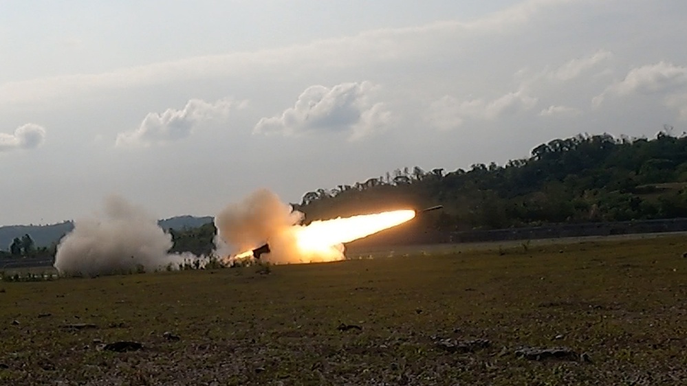 Balikatan 23 | U.S. Army Soldiers fire HIMARS