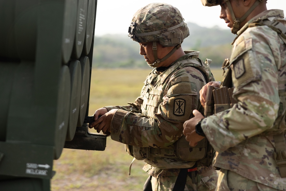 Balikatan 23 | U.S. Army Soldiers fire HIMARS