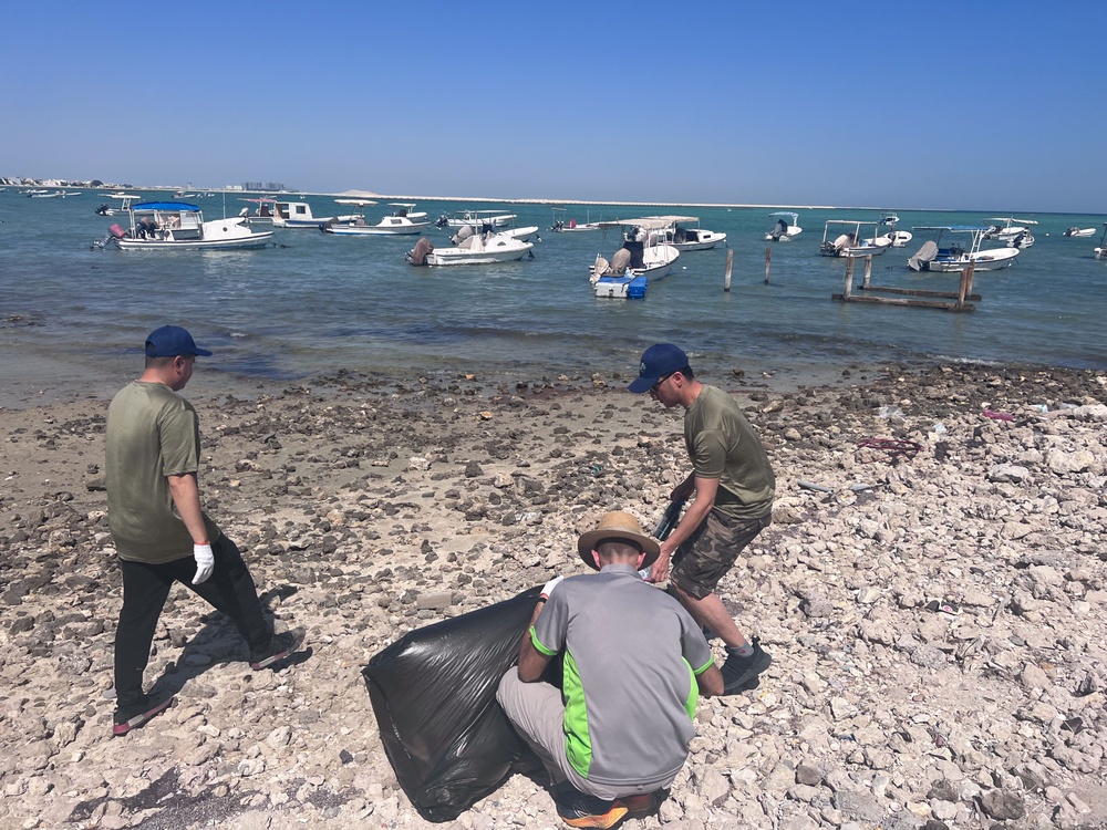 NSA Bahrain Beach Cleanup 2023