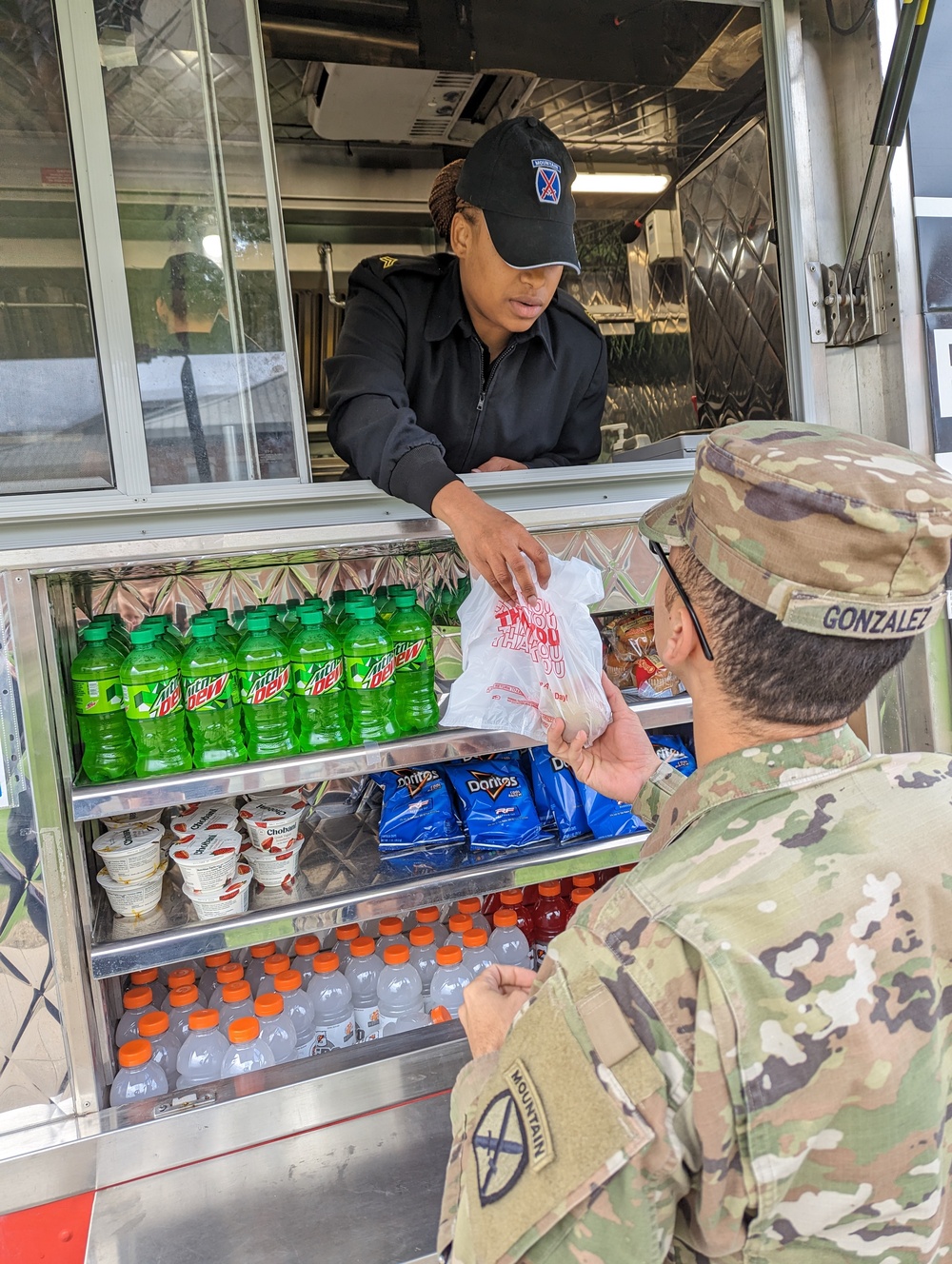 10th Mountain Division culinary specialists back on the road with the Culinary Outpost Food Truck