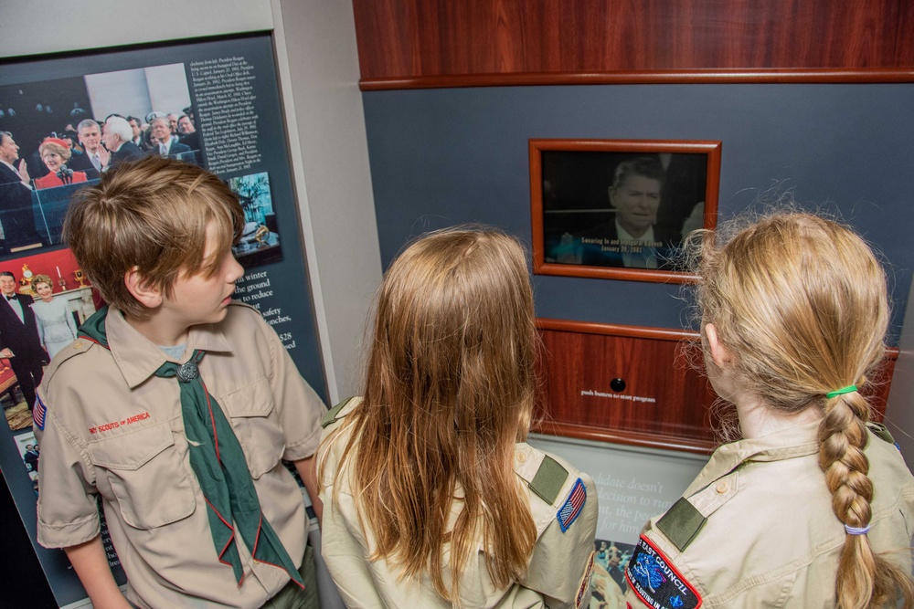 USS Ronald Reagan (CVN 76) hosts the Boy Scouts of America