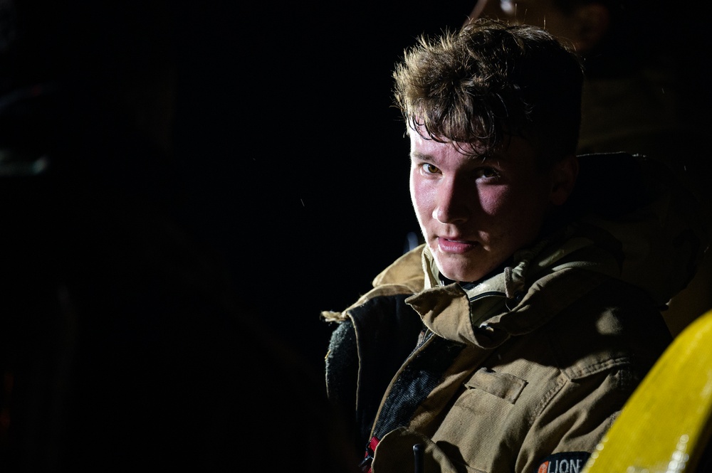 100th CES practice live fire contingency response