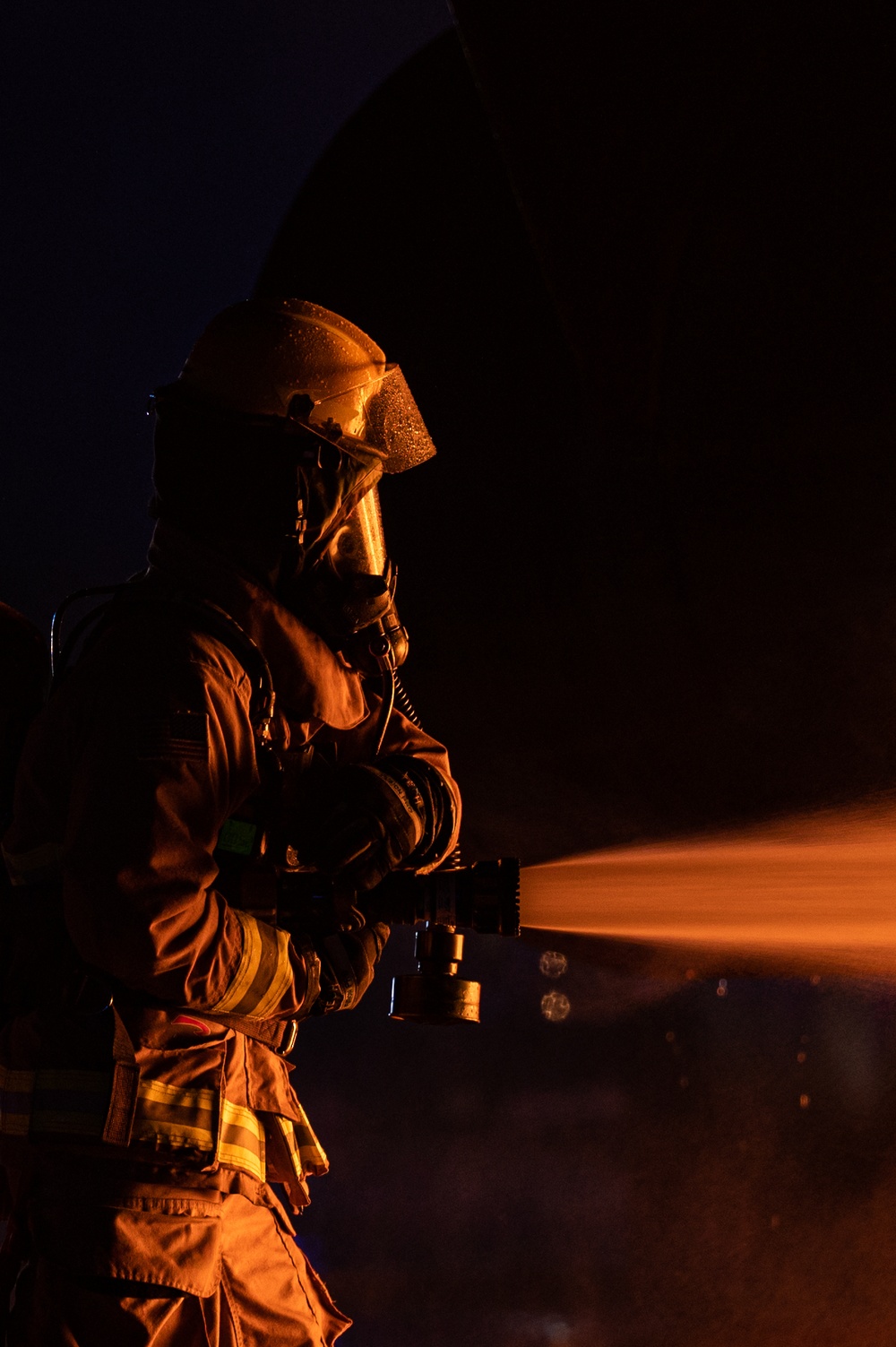 100th CES practice live fire contingency response