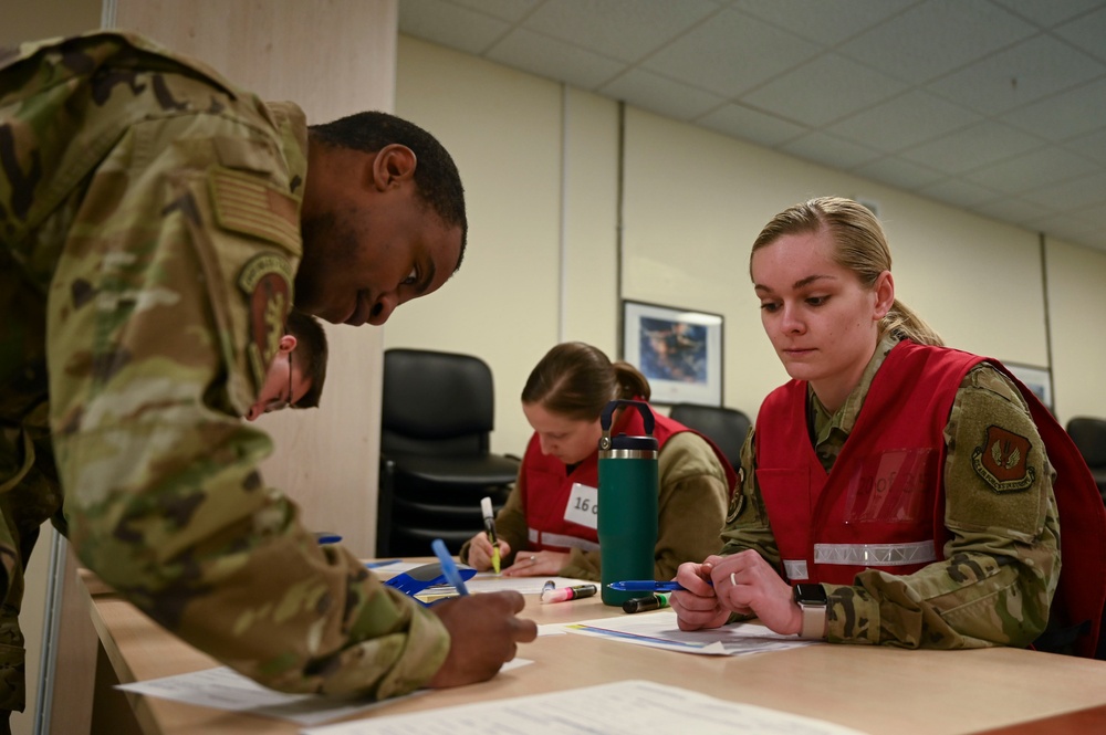 RAF Mildenhall simulates readiness deployment exercise