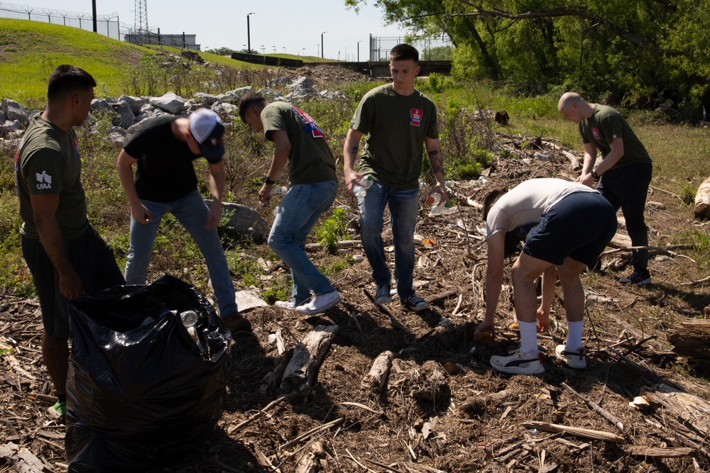 Marine Forces Reserve Single Marine Program Levee Clean-Up