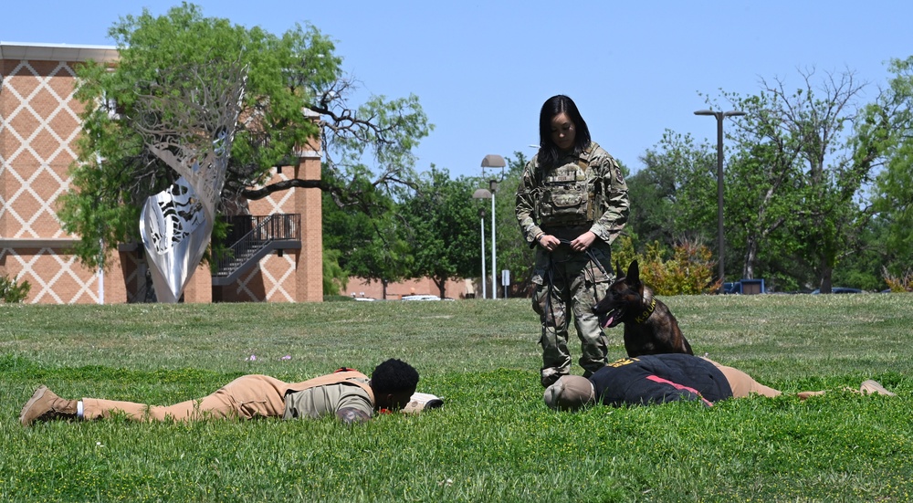 Angelo State University Drill Competition and Military Working Dog Demo