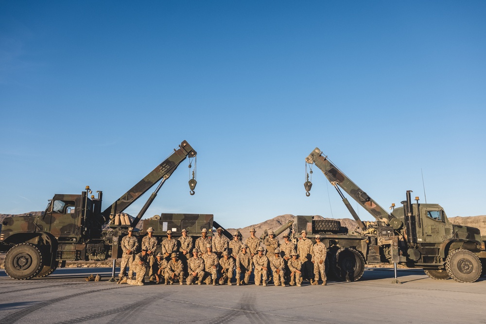 U.S. Marines with Combat Logistics Battalion 24 Pose for Group Photos