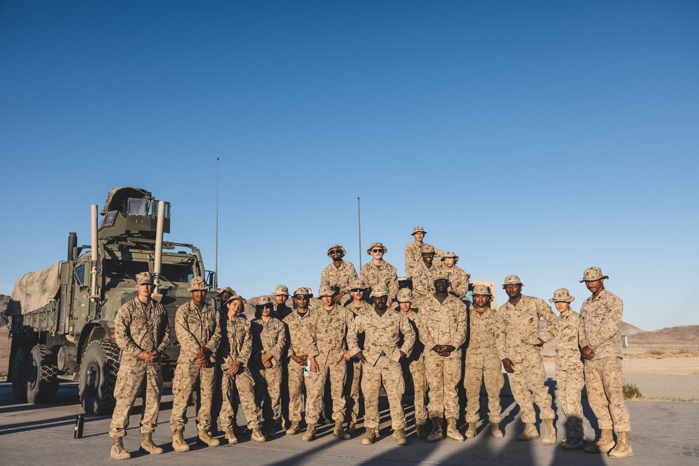 U.S. Marines with Combat Logistics Battalion 24 Pose for Group Photos