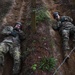 Army infantry recruits tackle confidence course