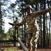 Army infantry recruits tackle confidence course