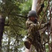 Army infantry recruits tackle confidence course