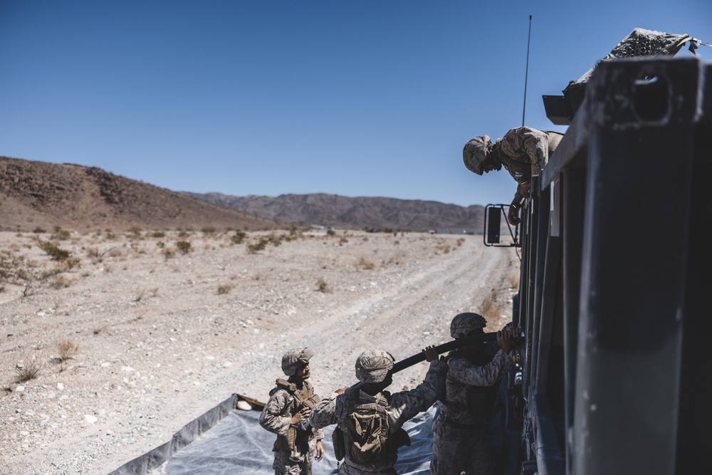 U.S. Marines with Combat Logistics Battalion 24 Conduct Mad Max in Support of Fox Company (Day 1)