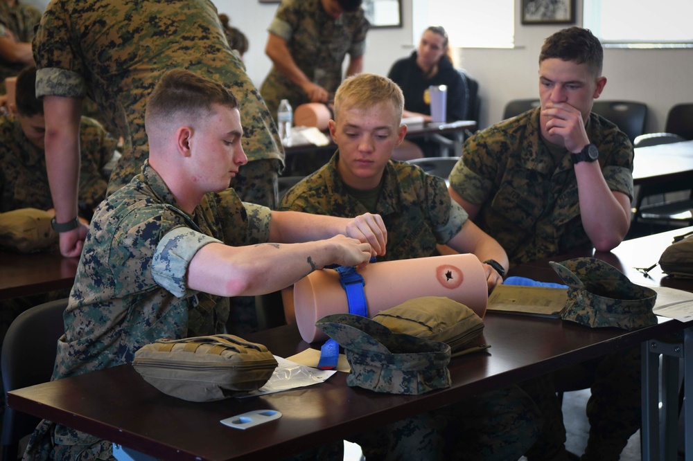 Naval Medical Center Camp Lejeune teaches 'Stop the Bleed' for Camp Lejeune Marines