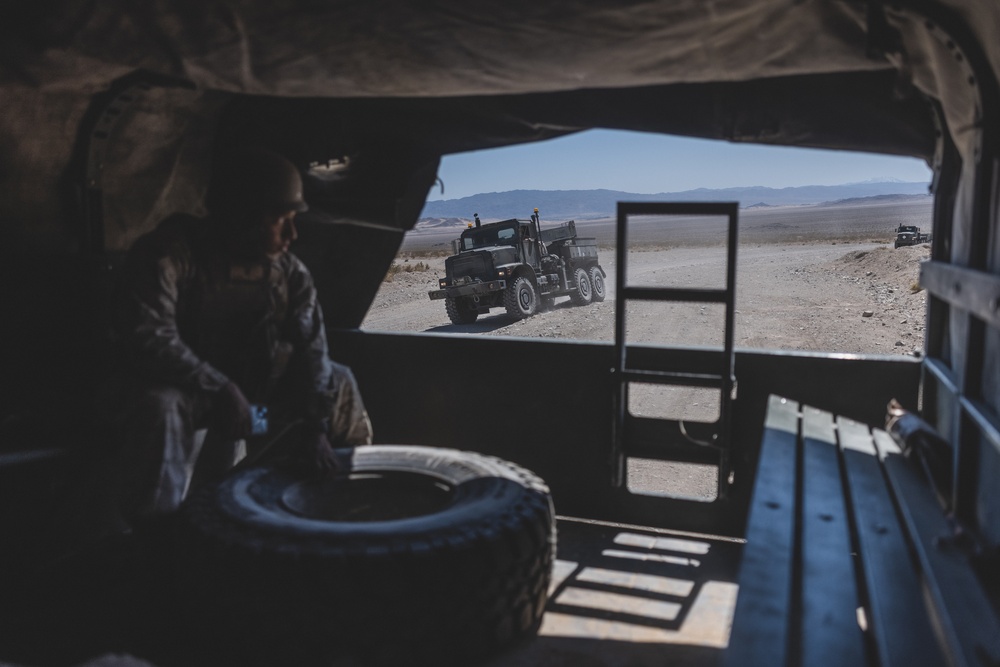 U.S. Marines with Combat Logistics Battalion 24 Conduct Mad Max in Support of Fox Company (Day 2)