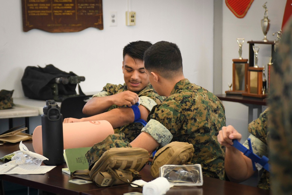 Naval Medical Center Camp Lejeune teaches 'Stop the Bleed' for Camp Lejeune Marines