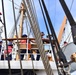 USCGC Eagle conducts man-overboard drill while underway