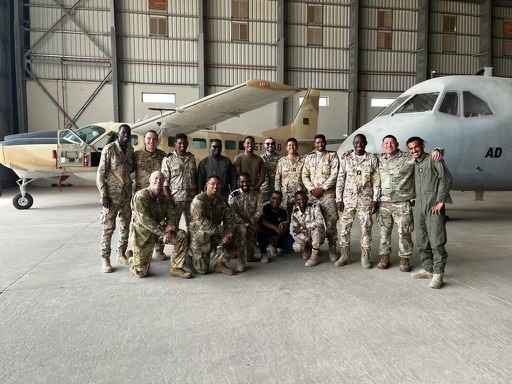 The 818th MSAS, Mauritanian Air Force train together in Mauritanian Air Force’s C-208 program