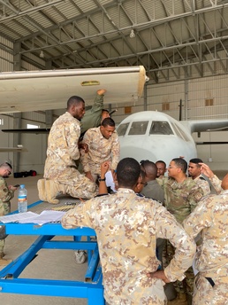 The 818th MSAS, Mauritanian Air Force train together in Mauritanian Air Force’s C-208 program