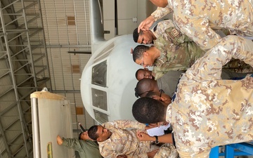The 818th MSAS, Mauritanian Air Force train together in Mauritanian Air Force’s C-208 Program
