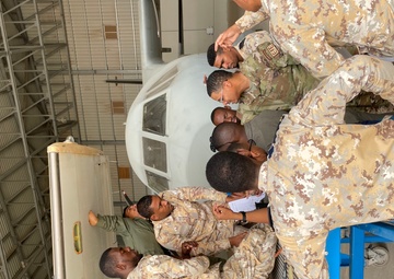 The 818th MSAS, Mauritanian Air Force train together in Mauritanian Air Force’s C-208 Program