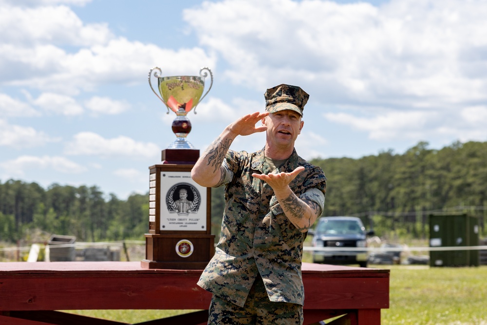 Marine Air Control Squadron 2 receives the II MEF &quot;Chesty&quot; Puller Award