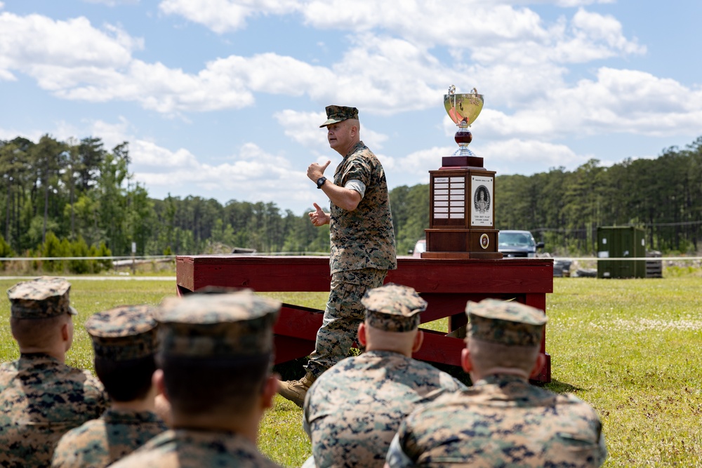 Marine Air Control Squadron 2 receives the II MEF &quot;Chesty&quot; Puller Award