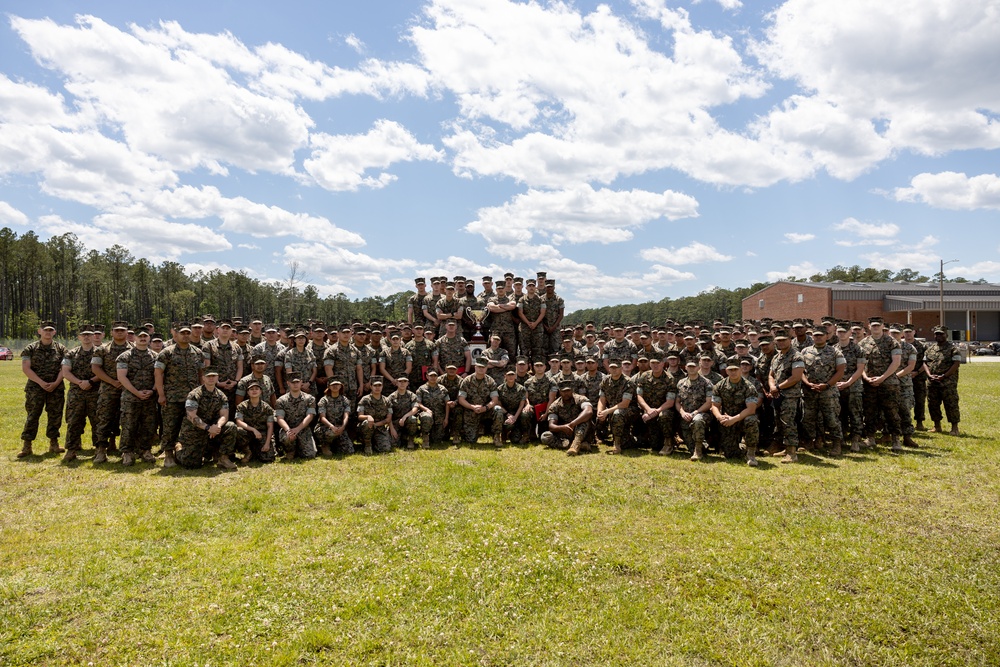 Marine Air Control Squadron 2 receives the II MEF &quot;Chesty&quot; Puller Award