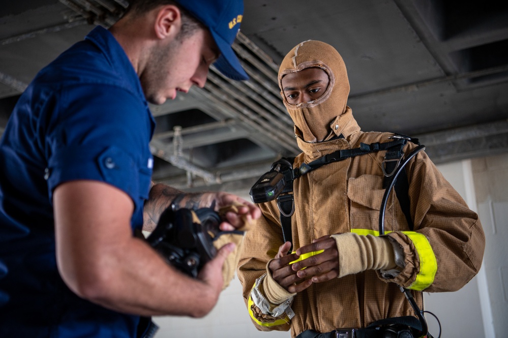 Coast Guard Base Galveston units host local high schoolers in Galveston, Texas