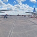Hurricane Hunter aircraft display at Ellington Airport
