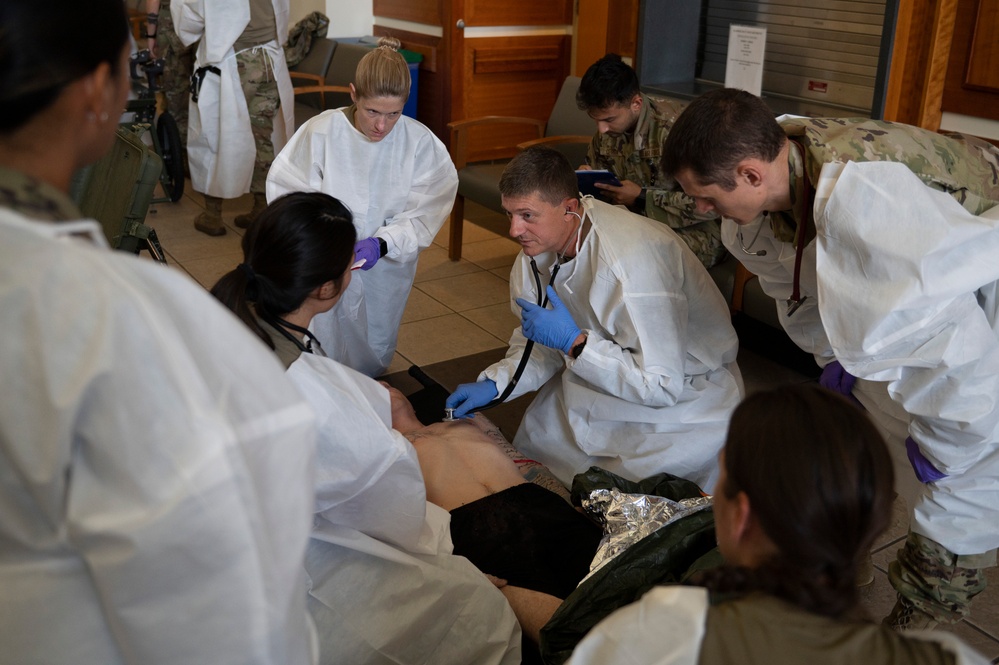 36th Medical Group conducts simulated chemical attack exercise