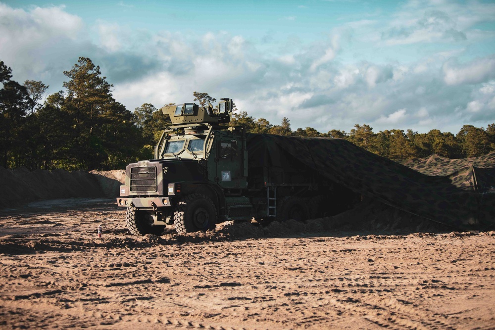 U.S. Marines with 26th MEU conduct live-fire range