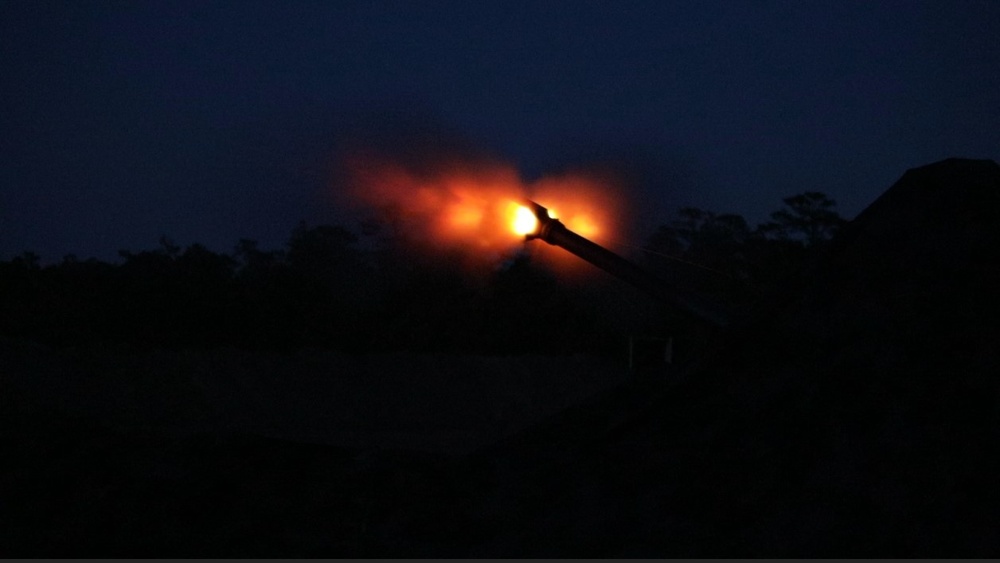 U.S. Marines with the 26th MEU conduct Howitzer Shoot