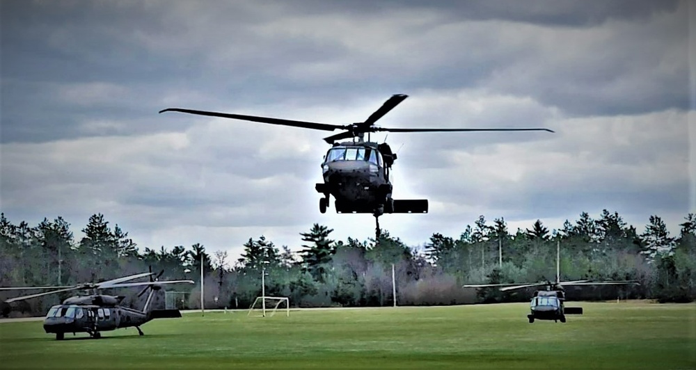 April 2023 UH-60 Black Hawk training operations at Fort McCoy