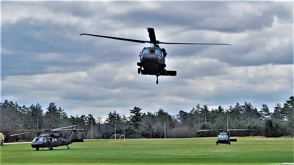 April 2023 UH-60 Black Hawk training operations at Fort McCoy