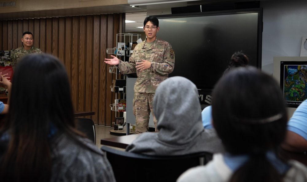 Andersen AFB visits VSA Benavente Middle School for Career Day