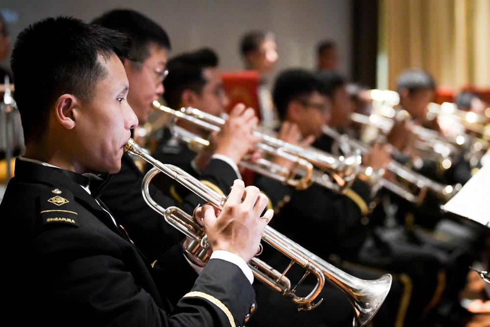 Singapore Armed Forces Central Band performs at Luke Air Force Base