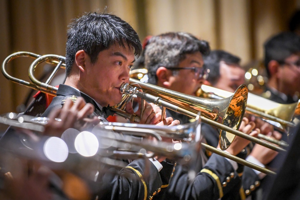 Singapore Armed Forces Central Band performs at Luke Air Force Base