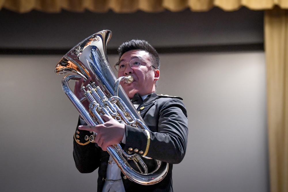 Singapore Armed Forces Central Band performs at Luke Air Force Base