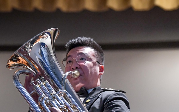 Singapore Armed Forces Central Band performs at Luke Air Force Base