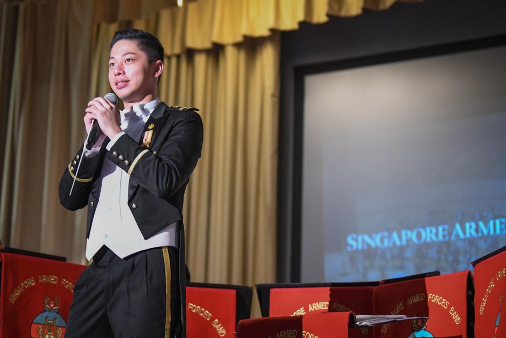 Singapore Armed Forces Central Band performs at Luke Air Force Base