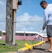 36th FSS volunteers beautify Senior Citizens Center