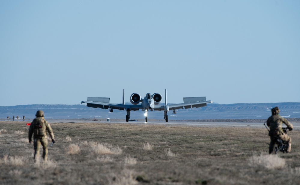 AFSOC, Total Force landed MC-130J, MQ-9, A-10s, MH-6s on Wyoming Highways